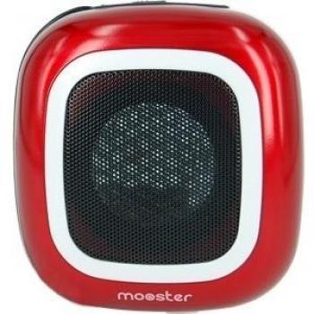 Mooster PCS71903DS931R - Mini altavoz con toma de 3.5 mm, color rojo