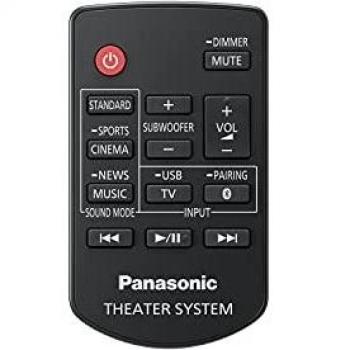 Panasonic SC-HTB490EGK 2.1 Soundbar with Wireless Subwoofer, 320W, Bluetooth, HDMI, Black