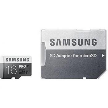 Samsung Pro MB-MG16DA/EU - Tarjeta de memoria Micro SDHC de 16 GB