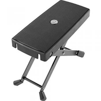 K&M 14640 Adjustable Black Footrest for Guitars