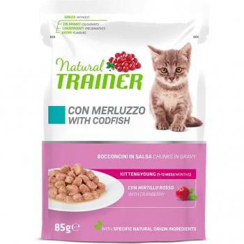 Natural Trainer Kitten & Young - 12 x 85 g de bacalao