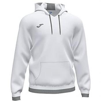 Sudadera con capucha Joma Confort II hombre/niño blanco gris, talla M, unisex-adulto