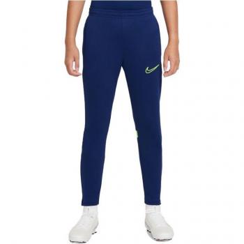 Pantalones de fútbol Nike Dri-FIT Academy para niños, color azul, con tecnología Dri-FIT que ayuda a mantener la piel seca y cómoda, ajuste regular, cintura elástica con cordón ajustable, tejido ligero y transpirable