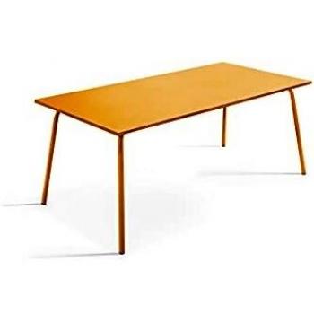 Mesa de jardín rectangular Oviala 180 x 90 x 72 cm