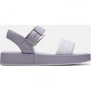 Clarks Alda Strap Lilac Combi Leather Women's Slingback Sandals