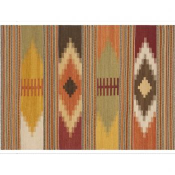 Vilber Bohemian Kilim 2576 Alfombra, Vinilo, Multicolor, 100x153x0.2cm