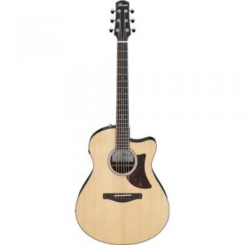 Ibanez AAM380CE Natural High Gloss Electro-Acoustic Folk Guitar