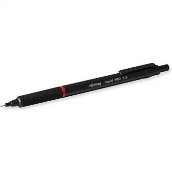 Lápiz Mecánico Rotring Rapid Pro Negro 0,7 mm con Mecanismo a Poussoir