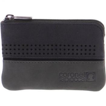 Monedero Coronel Tapioca Alejo de piel color kaki
