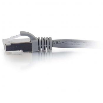 C2G 0,3 m (apantallado Entrelazado Cat. 6 A SSTP, Cable de Red de Red, Color Negro Gris Grigio - Grigio 20 m