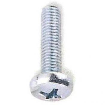 Tornillo Rosca Métrica Cabeza Alomada DIN 7985 M6 x 60mm Cincado Fontana Paquete de 200 unidades