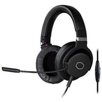 Cooler Master MH751 Auriculares Gaming Headset Hi-Fi Stereo 2.0, Compatible PC y Consola, Transductores Audio Imanes de Neodimio 40 mm, Mic Cristalino y Estructura Liviana, Jack Estándar 3.5 mm MH-751