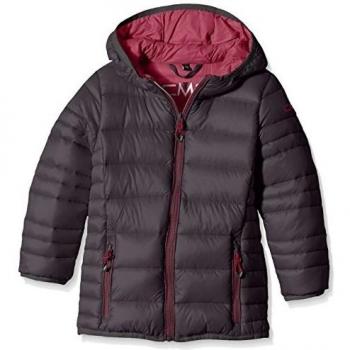 CMP - Chaqueta de plumas para niña, otoño/invierno, niña, color Antracite Mel/SCARLET, tamaño 15 años