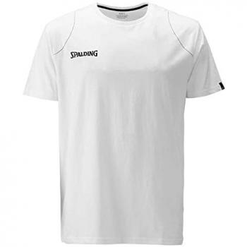 Camiseta de Manga Corta Esencial Spalding Blanca