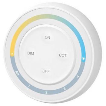 Mando RF Sunrise CCT ROUND Magnetic táctil 4 zonas