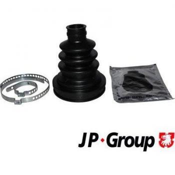 Juego de fuelles para juntas homocinéticas JP GROUP 1243701510, compatible con vehículos, incluye dos fuelles de alta calidad, abrazaderas y grasa para una instalación completa y duradera