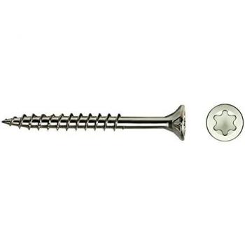Caja 100 unidades tornillo madera avellanado pz r/parc ref vloxp ø4,5x80mm zincado celo