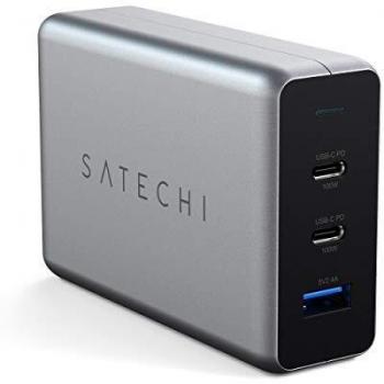Cargador Compacto GaN 100W USB-C PD Satechi