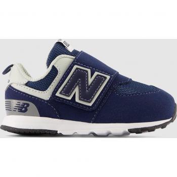 New Balance Kids' 574 Hook & Loop Casual Sneakers - Blue/White, Size 5 Wide