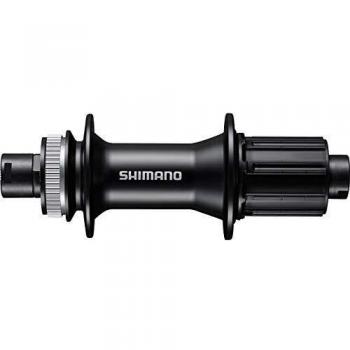 Buje trasero Shimano Alivio FH-MT400-B, 32 agujeros (32H), compatible con cassettes de 11 velocidades (11V), eje pasante de 12x148mm OLD,