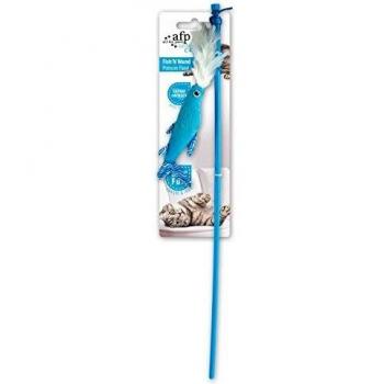 ALL FOR PAWS Varita para Gatos Modern Cat, Pez, 69 cm