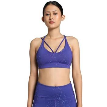 Sujetador Deportivo Puma Move Intergalactic Azul para Mujer - S, Poliéster Reciclado, Sostenible