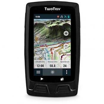 TwoNav Velo Mountain (negro) - GPS Full Connect para Ciclismo de Montaña (incluye soporte para manillar, pulsómetro ANT+™/BLE y mapa topográfico)