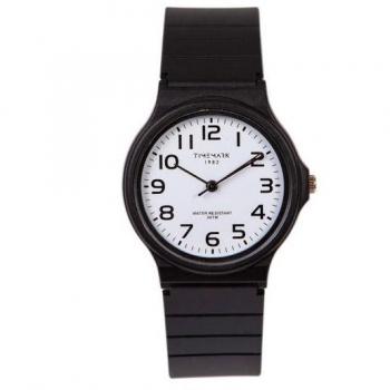 Reloj Pulsera Hombre Timemark Negro con Función Cronómetro y Resistencia al Agua