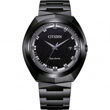 Citizen Eco-Drive 365 Stainless Steel Black Dial BN1015-52E 100M Men's Watch
