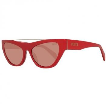 Emilio Pucci Women's Cat Eye Sunglasses EP0111 5566Y Red with UV Protection
