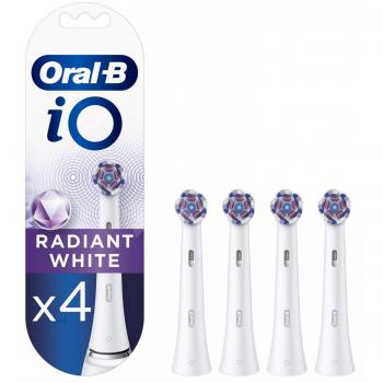 Oral-B iO Radiant White Toothbrush Replacement Heads 4 Pack