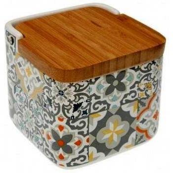REGALA FELIZ SALERO Ceramica ALFAMA 11,7X11,8X11,2 CMS