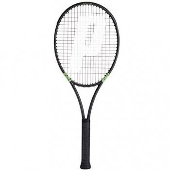 Prince TXT Phantom Pro 100 - Pala de Tenis, Color Negro/Verde, tamaño Grip Size: 3