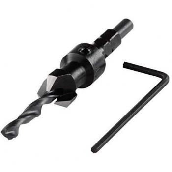 wolfcraft 2545000 - Broca de taladro para madera a 6 vástago hexagonal Ø 4,5 - 12 mm