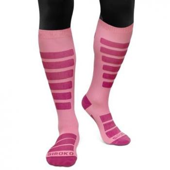 Calcetines Unisex de Esquí y Snowboard Aoraki Rosa Chicle Siroko