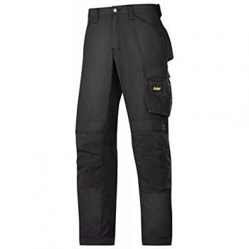 Pantalón de trabajo unisex Rip-Stop SNICKERS 3313 - Negro - Talla 48 Estándar