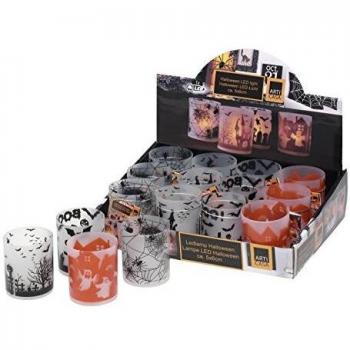 VELA LUMINOSA LED HALLOWEEN :: Ø5X6CM