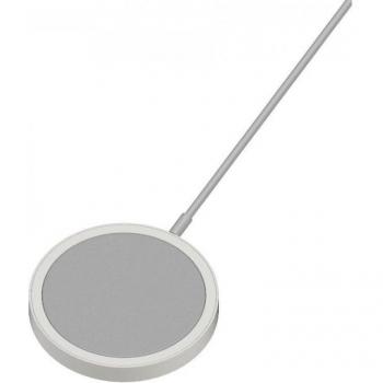 Ksix MagCharge Wireless Charger 15W with 1M Cable and 20W PD Wall Charger for iPhone 12 Series, White
