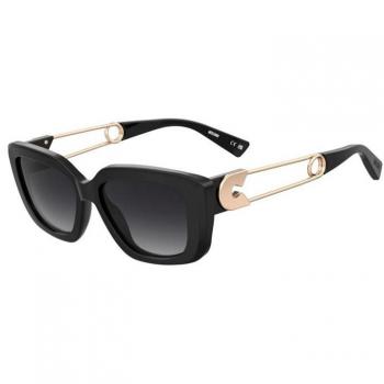 Love Moschino Women's Sunglasses MOS168/S - Gold Frame, 55mm Black/Dark Grey Shaded Lenses