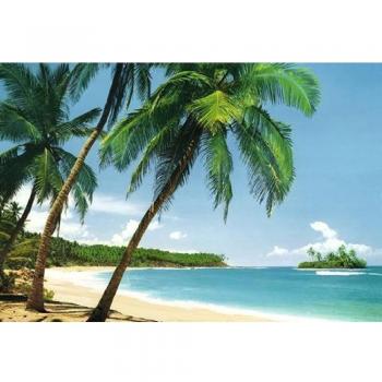1art1 Islas Tropical Island 8-Parts Póster Fotomural 368x254 cm