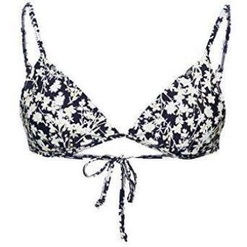 Superdry Parte superior de bikini Harper Tri para mujer. Estampado azul marino. M