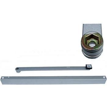 Geze - Brazo negro de trineo X Ts 3/5000