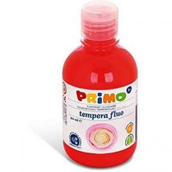Primo 255tf300 300 – temperafarbe, 300 ml, Rojo Fluo , color/modelo surtido