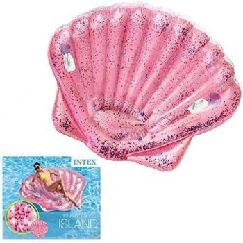 Intex 57257EU - Hinchable Concha Glitter, Multicolor