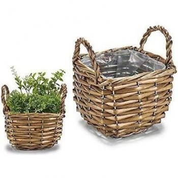 Ibergarden S3604374 Cesta Multiusos, 15.5 x 13.5 x 15.5 cm