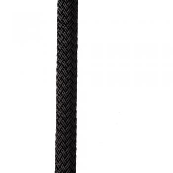 New England Ropes C5054-20-00025 5/8 Inch x 25ft Nylon Double Braid Dock Line - Black