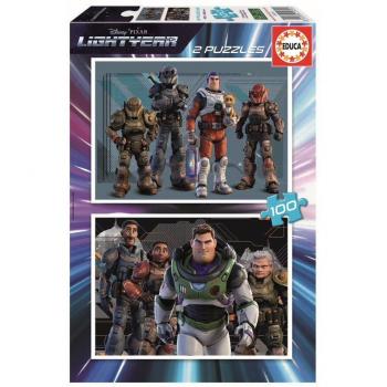 Educa Borrás Toy Story Buzz Lightyear Puzzle Doble 2x100 Piezas