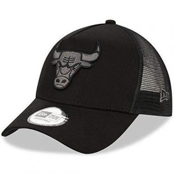 New Era Chicago Bulls NBA Adjustable Trucker Cap - Black