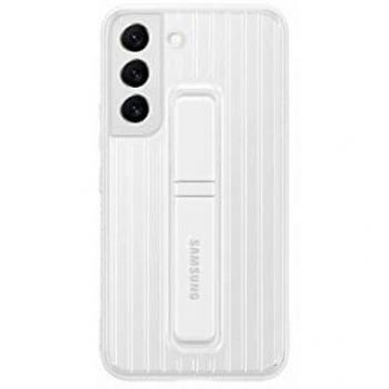 Funda Samsung Galaxy S22 Standing Cover - Color Blanco/Verde - Modelo EF-RS901CW