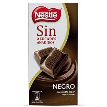 NESTLÉS SIN AZÚCARES AÑADIDOS Chocolate negro - Tableta de chocolate 125g
